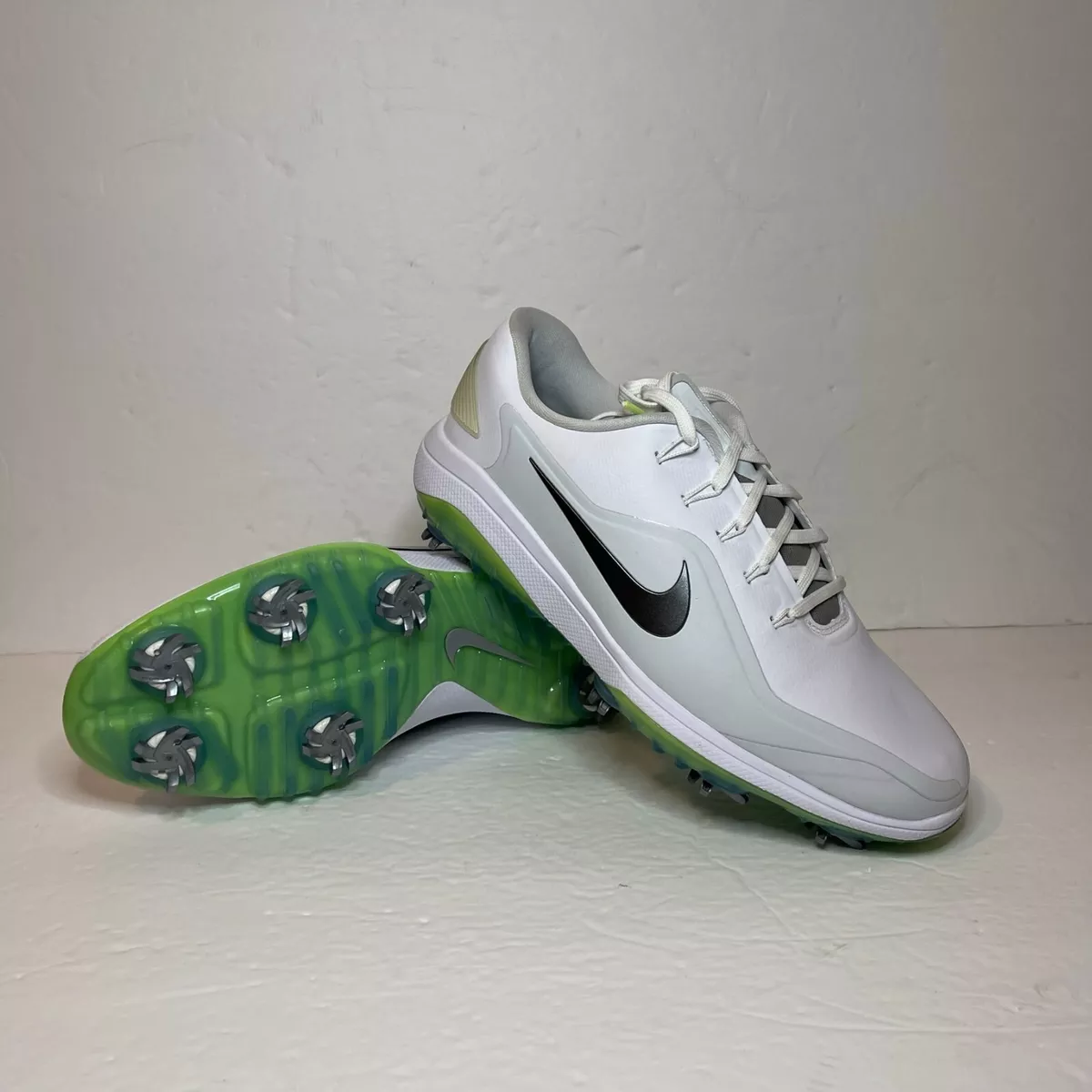 New Nike React Vapor 2 Men s Golf Shoes White Green Glow Size 8.5