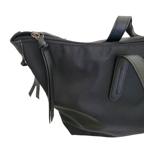 Botkier New York Bond Black Tote Weekender Nylon Shoulder Bag carry-on Vacation - Picture 11 of 12