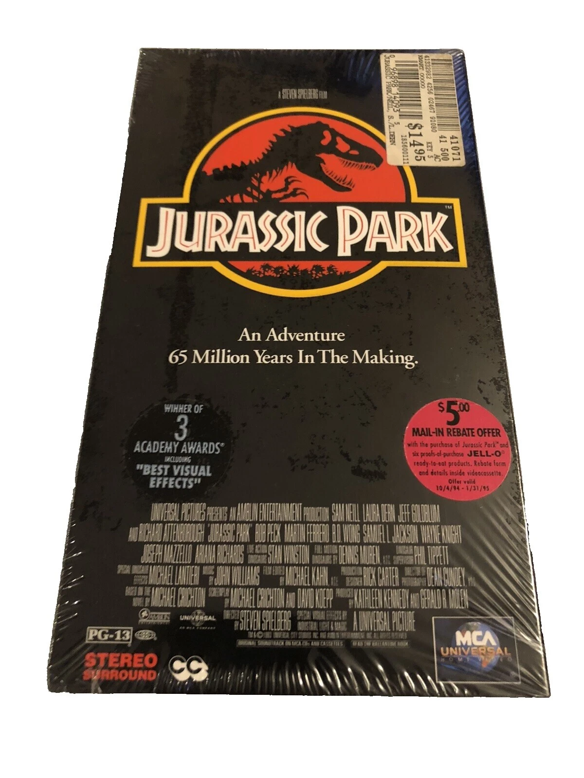 Jurassic Park VHS Tapes