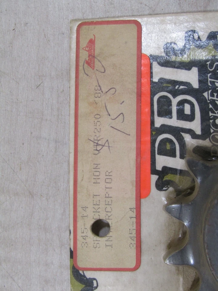 PBI 14 TOOTH COUNTERSHAFT SPROCKET 1988 HONDA VTR250 INTERCEPTOR 345-14 - Image 2 of 2