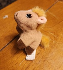 Vintage 1997 POUND PUPPIES Mini Horse Pony Galoob Stuffed Animal Plush Brown