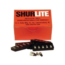 Shurlite Flints Style: Single Flint Renewal, 40 Cards Total Qty:200 Flints pe...