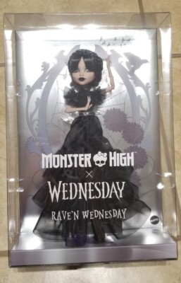 Monster High x Wednesday Rave'N Wednesday Collectible Doll | eBay