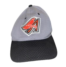 Vintage Anaheim Angels Baseball Hat Cap Otto Brand. Gray Black Brim Osfm
