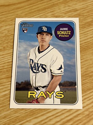 2018 Topps Heritage #558 Jaime Schultz RC
