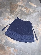 Old Navy Boho Printed Short Skirt Womens Small Bohemian Tassels Great Style