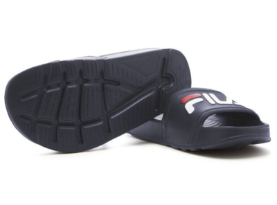 FILA Sleek Slides ST Navy Red White Kids Size 13