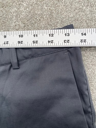 Nike Golf Boys Medium 832770 Dri-Fit Gray Golf Shorts Flat Front Performance - Picture 8 of 12