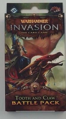 WARHAMMER INVASION: TOOTH AND CLAW BATTLE PACK (FFG WHC04)