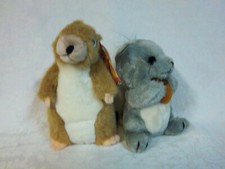 1992 K M Squirrel 7" Dakin 1982 w/nut Plush Soft Toy Stuffed Animal