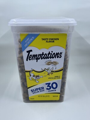 Temptations Classic Crunchy and Soft Cat Treats Tasty Chicken Flavor 30oz