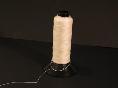 White Bonded Polyester Thread #138 UV Resistant for Marine / Outdoor Application