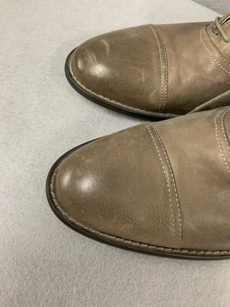 SAOLA Scarpe uomo Joseph Abboud grigio 11 5 pelle punta cappuccio stringate eleganti lavoro Oxford