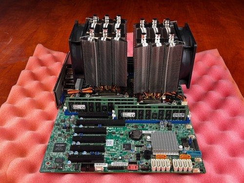 Supermicro X10DRL-i LGA2011 128GB DDR4 2x Xeon E5-2620 v3 Server Motherboard - Picture 2 of 14