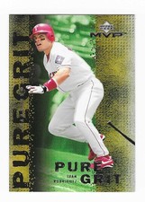 2000 Upper Deck MVP Pure Grit Ivan Rodriguez Texas Rangers Baseball Card #G4