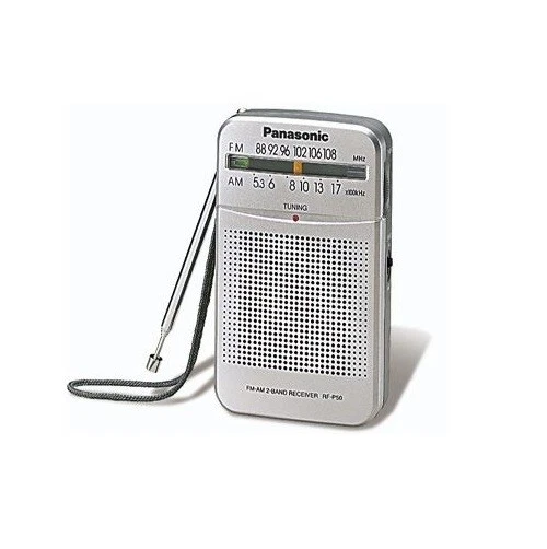 Panasonic Pocket Portable AM/FM Radios with Headphone Jack for