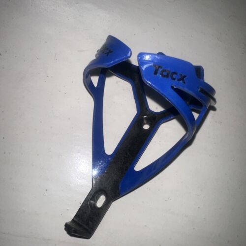 Tacx Deva Water Bottle Cage Gloss DARK BLUE Black Biking Holder Garmin Cycling - Picture 3 of 9