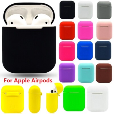 Silikon Stoßfeste Ultra Slim Skin Kopfhörer Fall Schutzhülle für Apple Airpods*