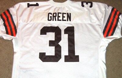VTG AUTHENTIC WILLIAM GREEN CLEVELAND BROWNS NFL REEBOK AWAY