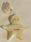“Caroline” Snowbabies Snow Flake Baby Department 56 White Christmas Ornament New