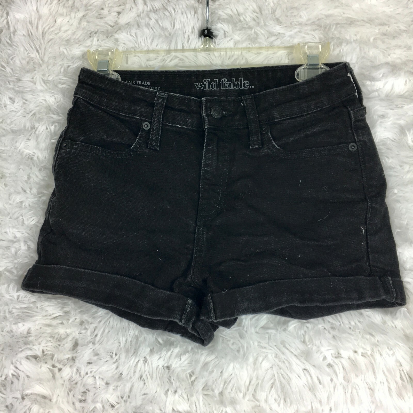 Wild Fable Target Denim Shorts Women's Size 0/25 High Rise Black | eBay