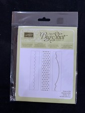 Stampin Up Sizzix Big Shot Emboss Folder - Adorning Accents set of 3