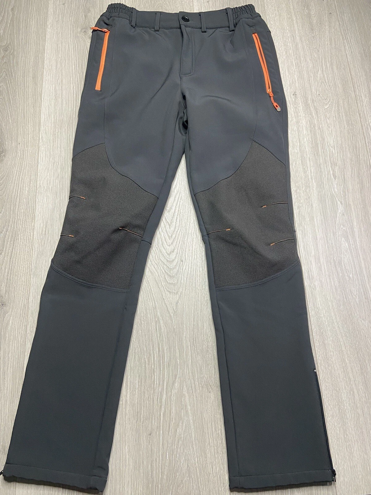 Gash Hao Pants Men 30x32 Snow Ski Waterproof Softshell Snowboard Hiking Fleece
