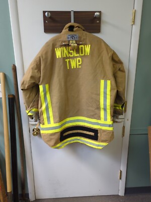 Firefighter Honeywell Morning Pride Turnout Bunker Coat Black 54 X