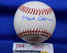 Mel Allen JSA Coa autograph Signed Baseball