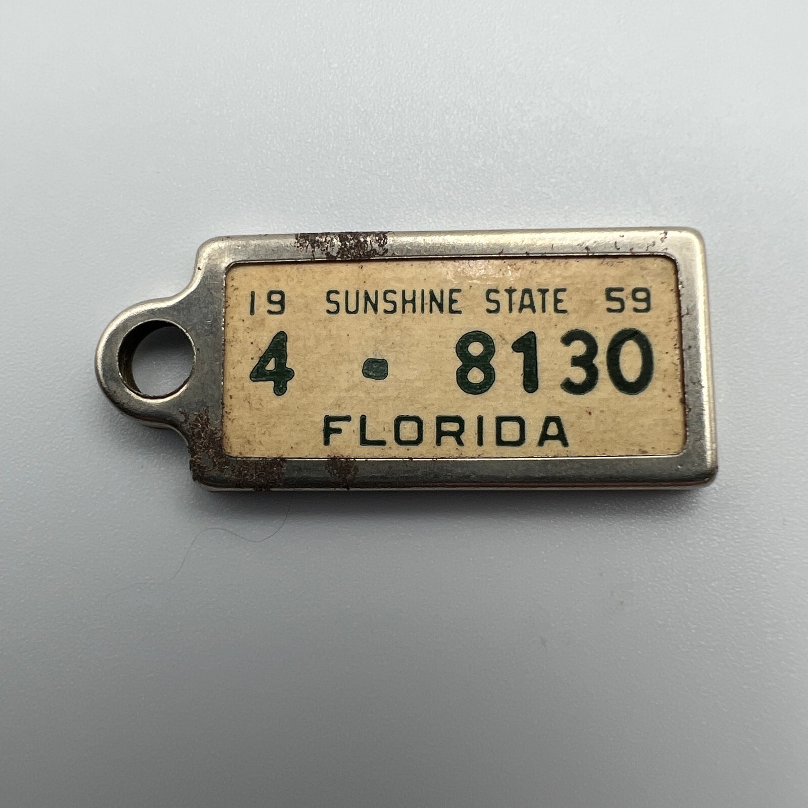 Vintage DAV Key Fob License Plate Florida 1959 Disabled American Veterans eBay