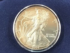 2004 American Silver Eagle Brilliant Uncirculated One Troy Ounce .999 Fine