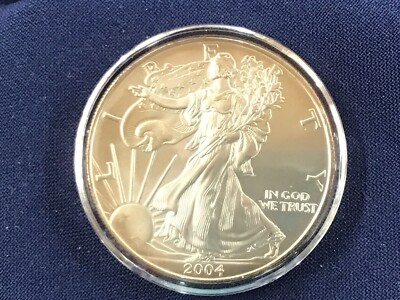 2004 American Silver Eagle Brilliant Uncirculated One Troy Ounce