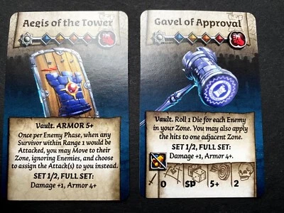 CMON Zombicide White Death Dice Tower Promo - Egida della Torre - Martelletto di approvazione