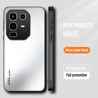 For Infinix Note 50 Pro 4G, Acrylic Shockproof Hybrid Armor AG Matte Case Cover