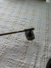 brass vintage towel bar set