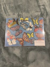 Art Matters Joanne Howard Hardwood Butterfly Puzzle Made In USA