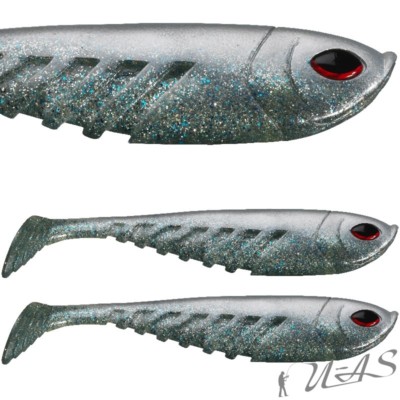 Berkley Powerbait Giant Ripple Shad Gummifisch 2 St 20CM Sparkle Pearl Bait Sha