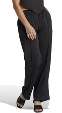 Adidas Originals L55517 Black Premium Essentials Satin Pants Size XL