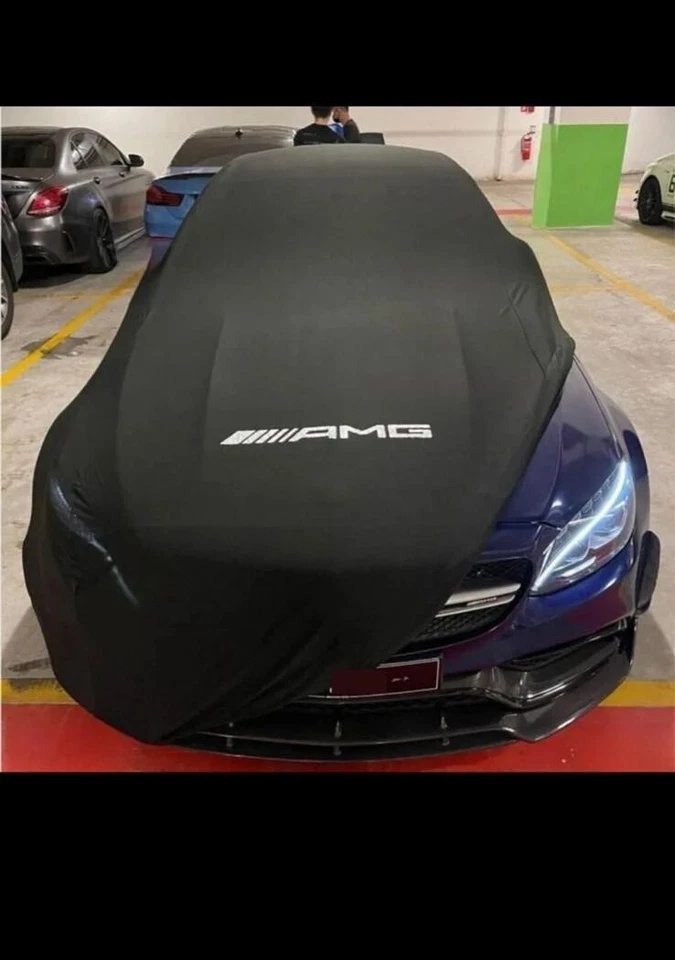 MERCEDES BENZ S W220 Custom Fit İndoor Car Cover W/logo Red Black Gray Blue Foto 2 de 4