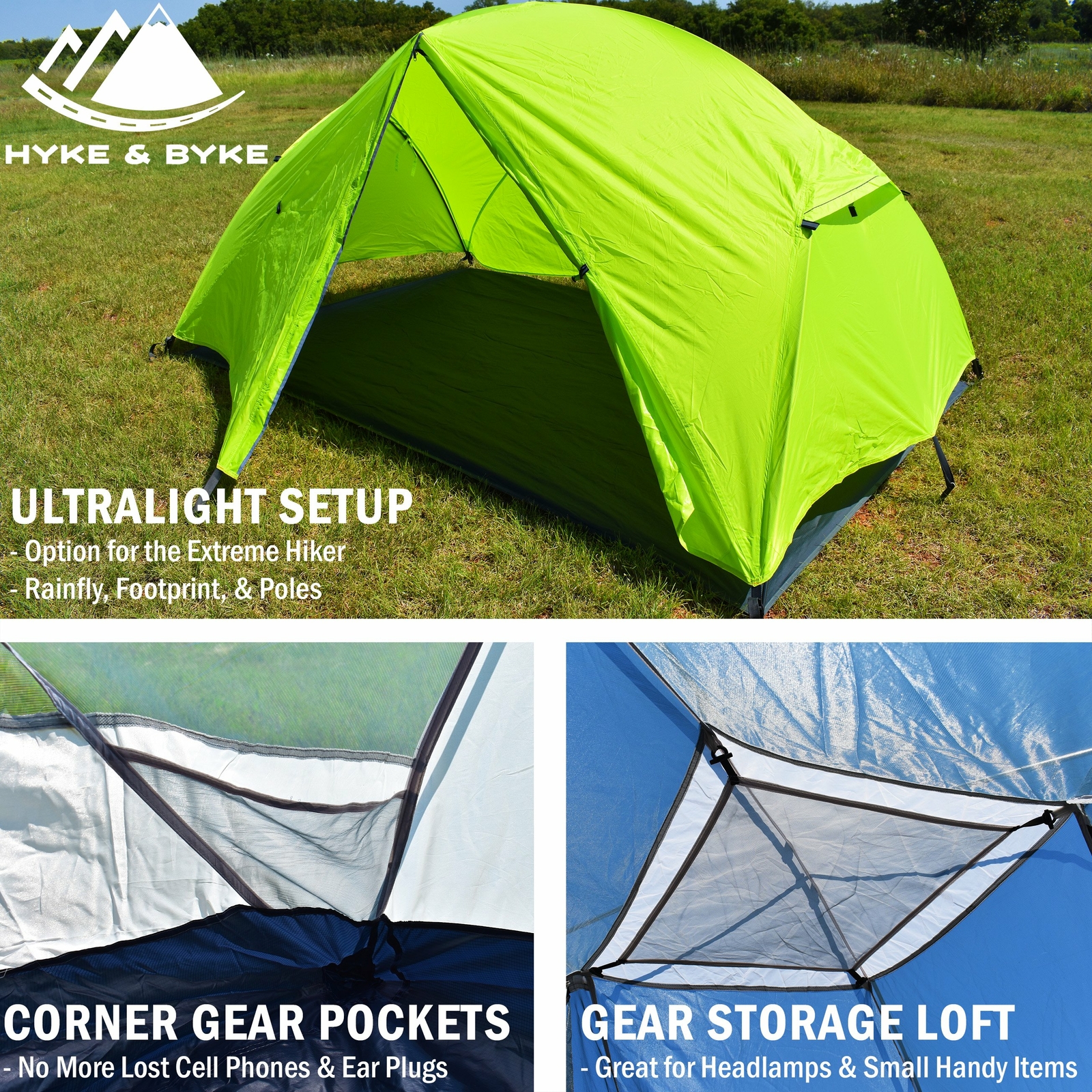 Hyke \u0026 Byke Zion 2P Backpacking Tent 