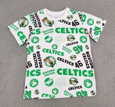 UNK Aron Baynes Boston Celtics Shirt Youth Large Basketball All-Over Boys A22