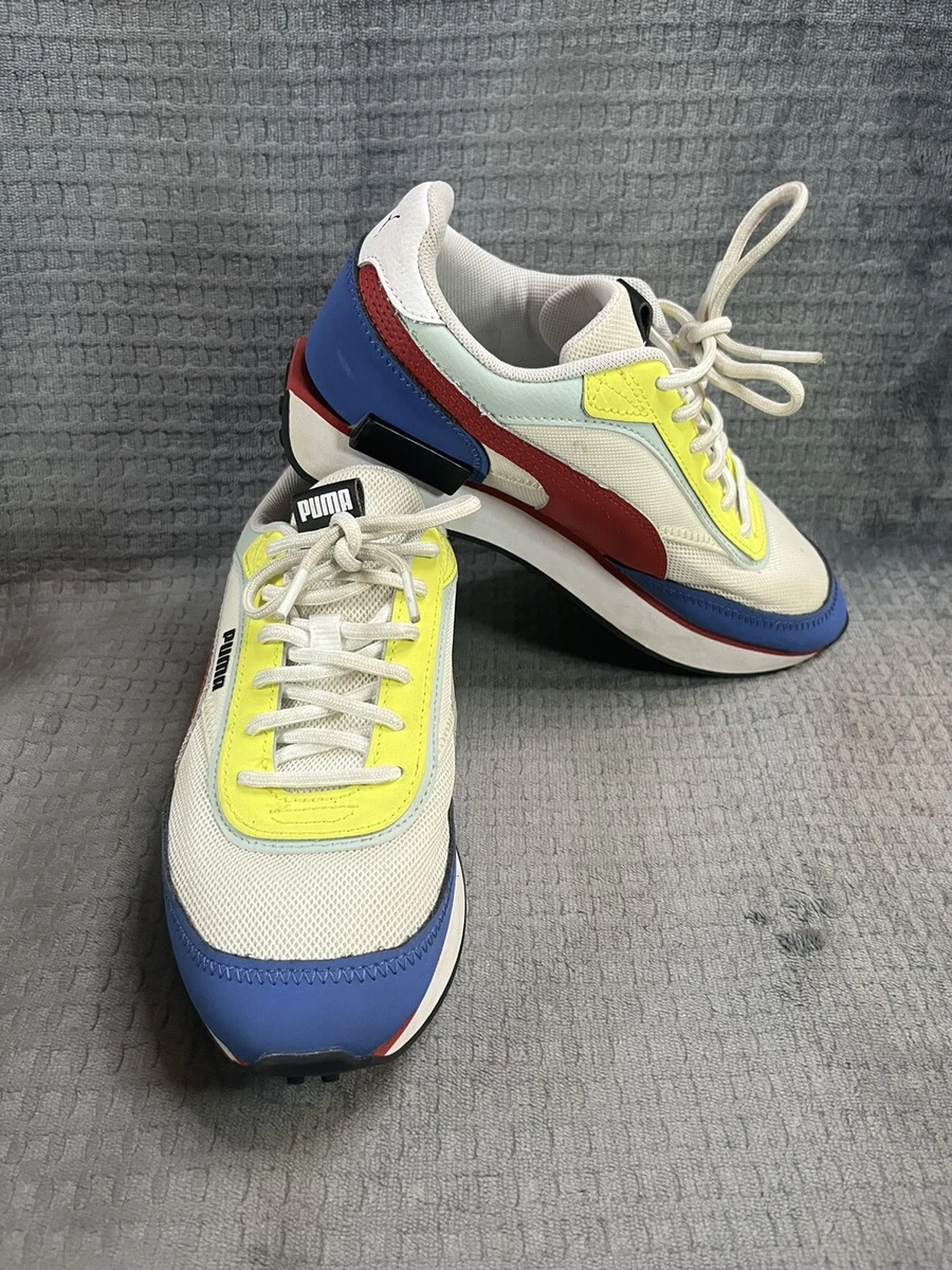 Puma Future Rider Icons Marshmallow Star Sapphire Trainers Mens