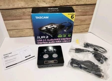 Tascam IUR2 USB 2.0 Audio MIDI Interface w/ 6 Cables NIB New