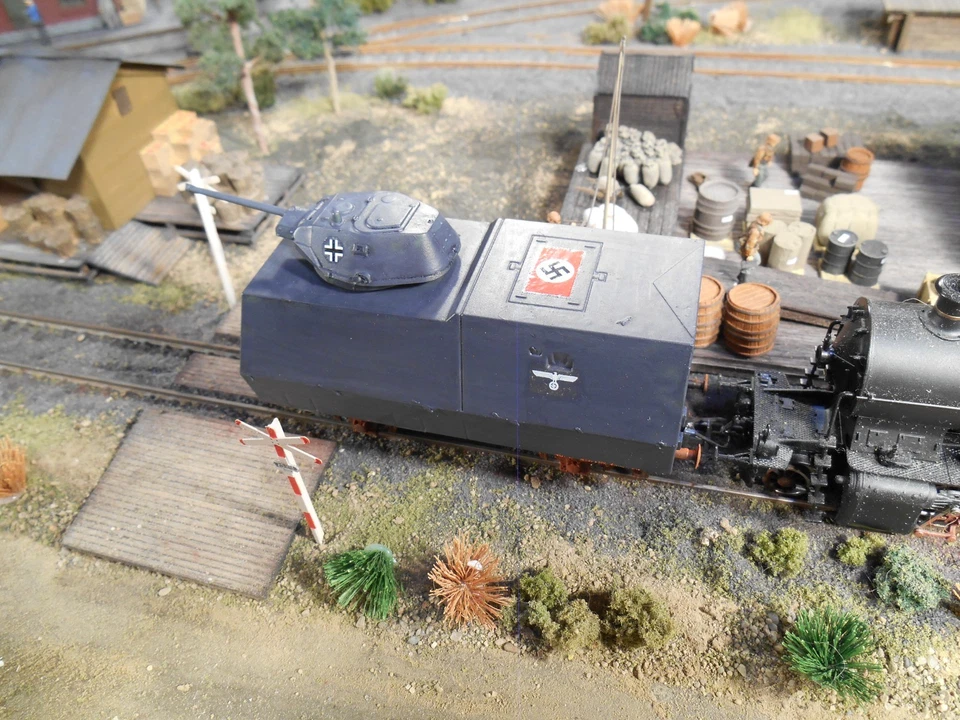 HO Roco Minitank German Armored Car A2164 Custom Hand Painted - Image 3 of 3