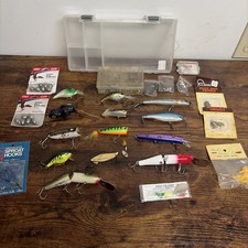 Mixed Lot of Fishing Lures & Accessories Heddon Rapala Eagle And Other brands