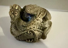 Windstone editions Coiled Dragon - Stone With Original Box