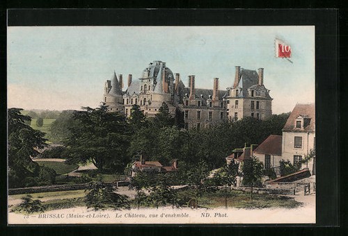 44 - CHATEAUBRIANT - vue d ensemble du chateau fort - grand donjon et