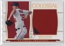 2022 National Treasures Colossal Materials Holo Gold 4/25 Erick Fedde 1id7