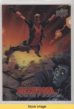 2019 Upper Deck Marvel Deadpool Lenticulars Tier 1 Top Rope #3D8 READ 5za