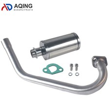 Upgrade Exhaust Pipe W/Muffler For Coleman CT200U 212cc 196cc Go Kart Mini Bike